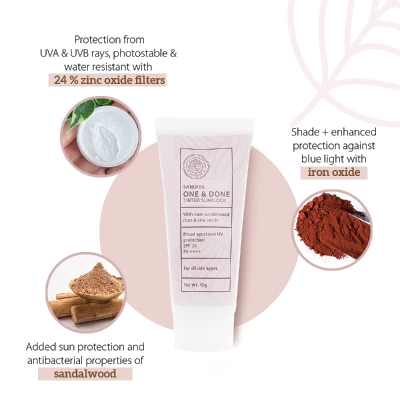 Sandiva Tinted Sunblock with Zinc Oxide Broad Spectrum SPF 35 PA++++ Sunscreen-2.webp